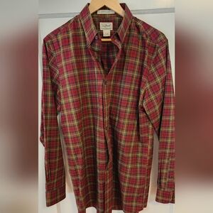 LLBean Wrinkle Free Slightly Fitted MT Tall Shirt